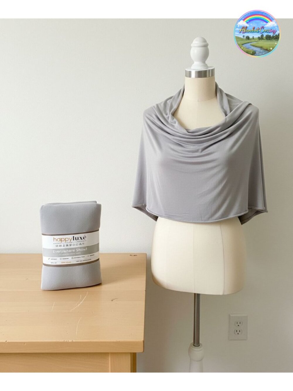 Travel Wrap Shawl Tencel Modal UPF 50+ Made in USA Packable Scarf